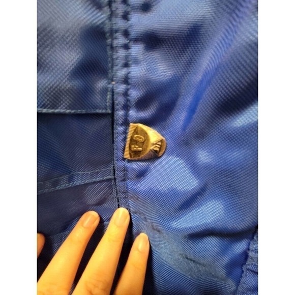 First Down Mens Techno streetwear Coat Size Large Blue & Grey Size 20 - Picture 3 of 9